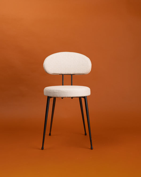 Set of Six Mid-Century Tango Metal Chairs