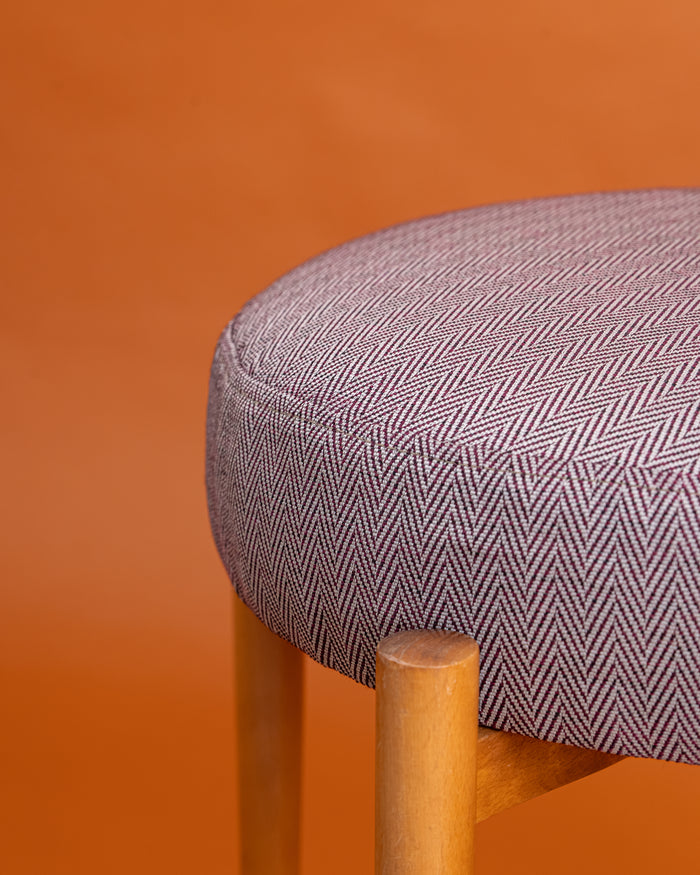 Puff Escandinavo Óptico Skagerrak en Madera y Espiga