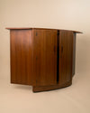Mueble Barra de Bar Ingles en Madera de Teca con Iluminación