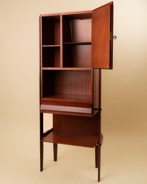 Mueble Cabinet Auxiliar Tipo Secreter Mid-Century