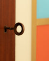 Mueble Cabinet Auxiliar Tipo Secreter Mid-Century