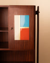 Mueble Cabinet Auxiliar Tipo Secreter Mid-Century