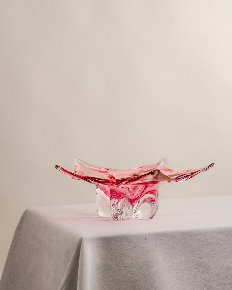 Centro de Mesa Escultórico Estrella en Cristal de Murano