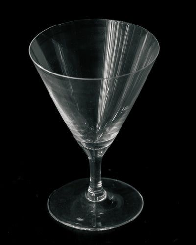 Set of 12 Blown Glass Martini Glasses, Kristall Zwiesel W. Germany