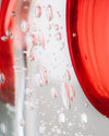 Jarrón Ovoidal Sommerso Bullicante Rojo