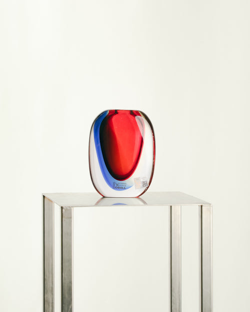 Jarrón Ovoidal Sommerso Tricolor Oball