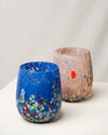 Vasos Redondos Millefiori Cristal de Murano