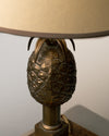 Lámpara Dorada Piña Hollywood Regency Gilt Maison Charles