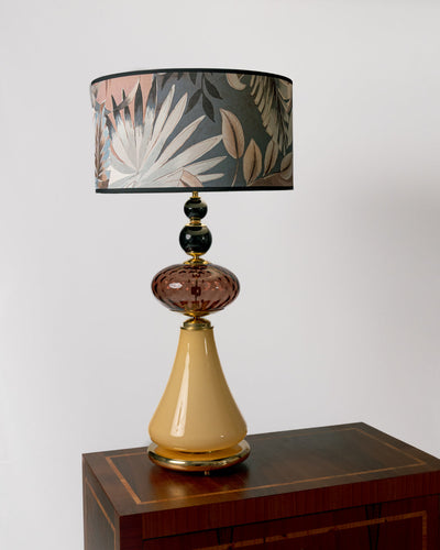 Pareja de Lámparas Cono Amarillo de Murano