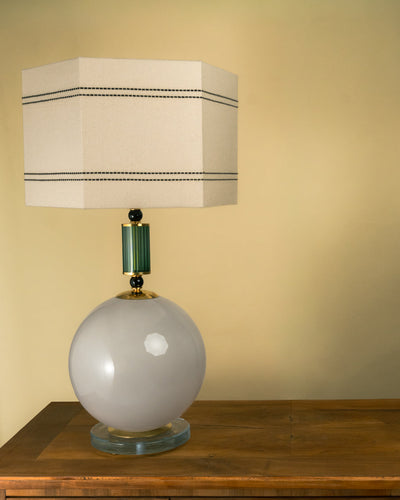 Pareja Lámparas Murano Globos Grises