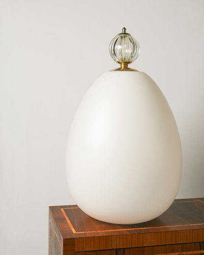 Lámpara Huevo de Murano Blanco