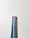 Jarrón Gota Azul y Morado Grande de Cristal de Murano