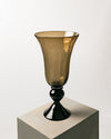 Copa de Altar Monumental  Vidrio de Murano Ahumado y Bollicine