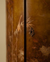 Mueble bar circular lacado Chinoiserie