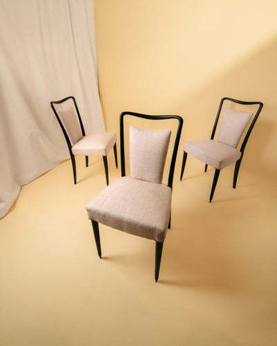 Set of 6 Mid-Century Modern Italian Dining Chairs