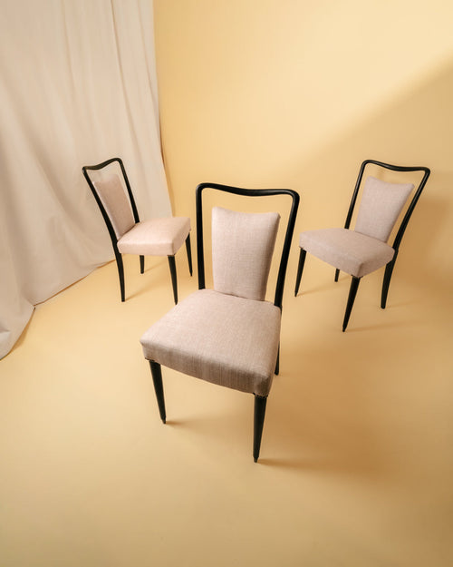 Juego de 6 Sillas de Comedor Italianas Estilo Mid-Century Modern