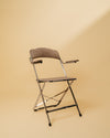 Set de 4 Sillas Plegables Cromadas Estilo Piretti