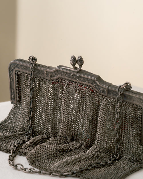 Bolso de malla de plata, S.XIX