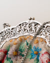 Bolso de plata y cuentas de cristal, S.XIX