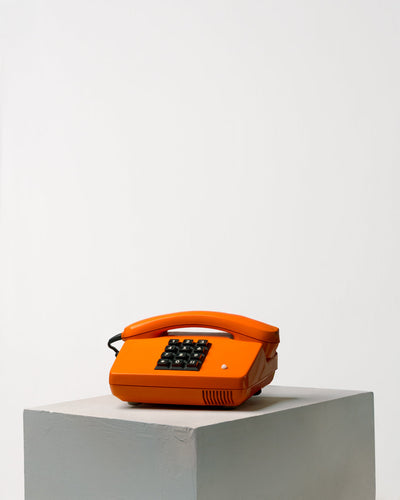 Teléfono de Sobremesa Posttelefon Naranja Neón