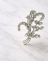 Broche floral bisuterie grande