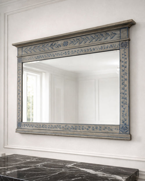 Espejo Policromado Veneciano S. XIX