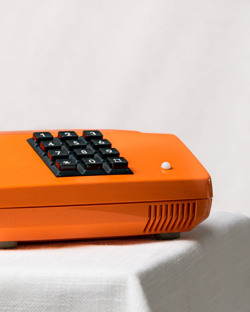 Teléfono de Sobremesa Posttelefon Naranja Neón